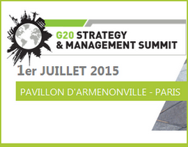 L'ACSEL vous donne rendez-vous au G20 Summit Strategy & Management